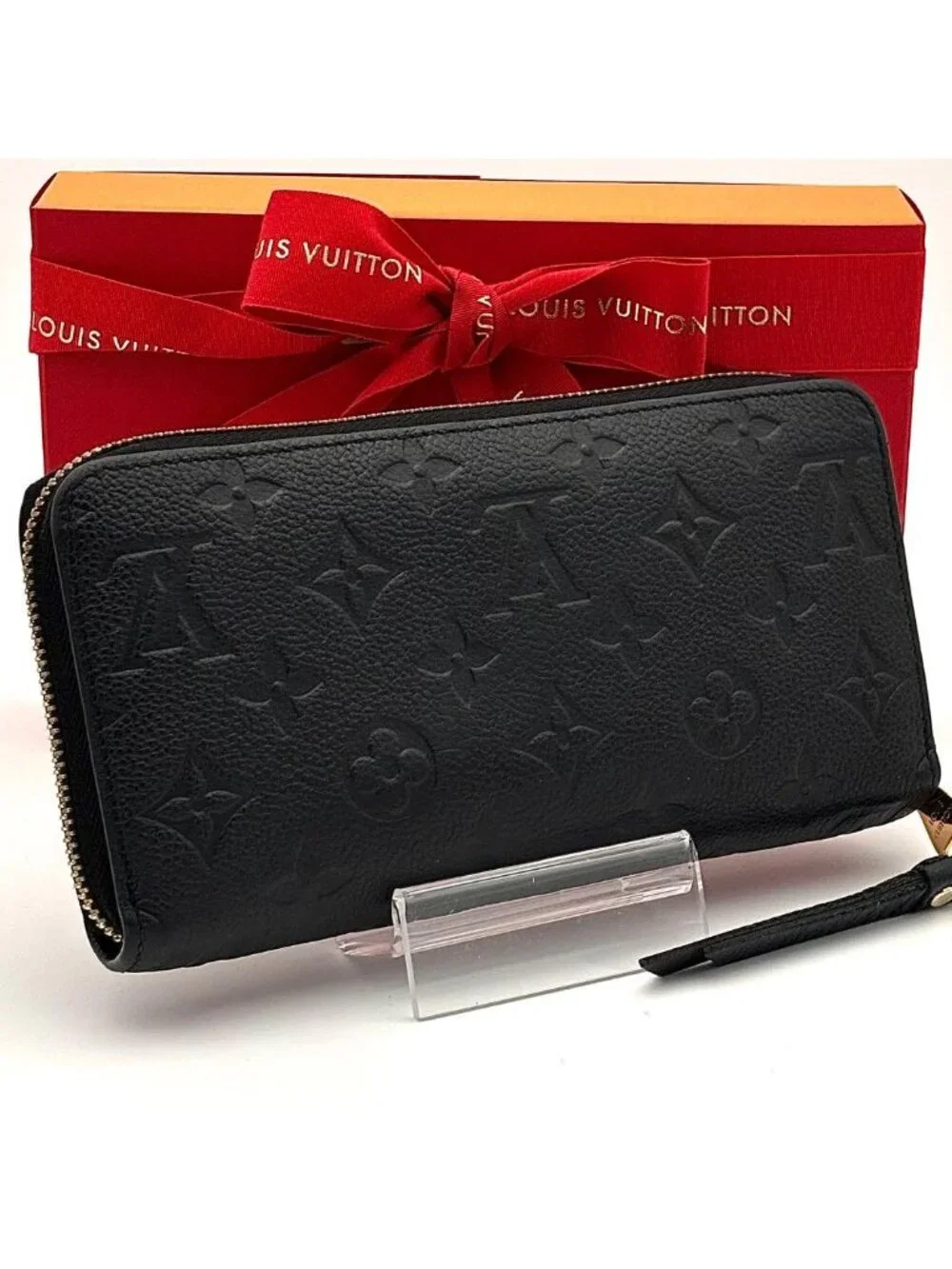 Louis Vuitton Wallet Zippy Monogram Empreinte Black
